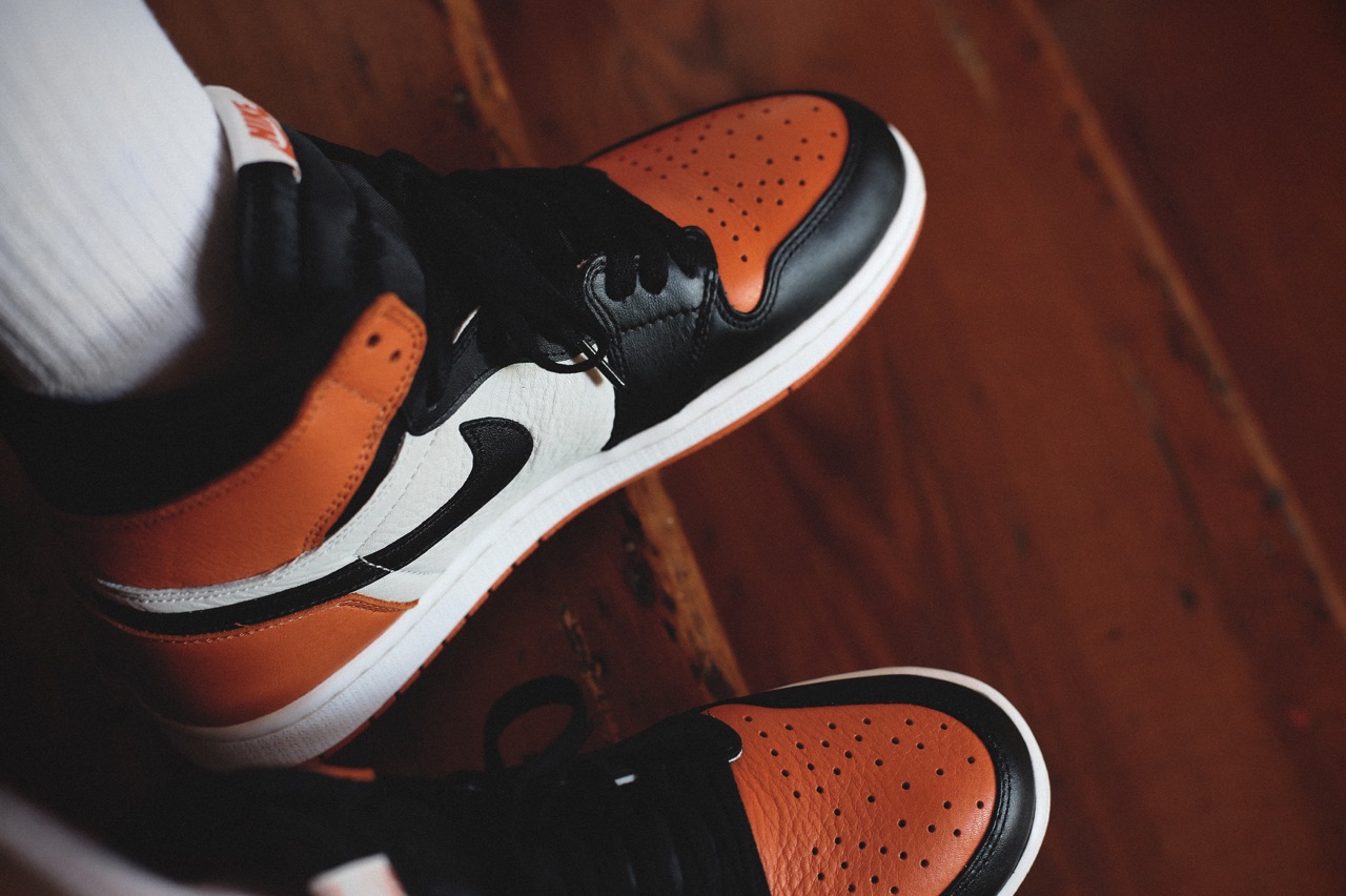 jordan 1 shattered backboard on feet