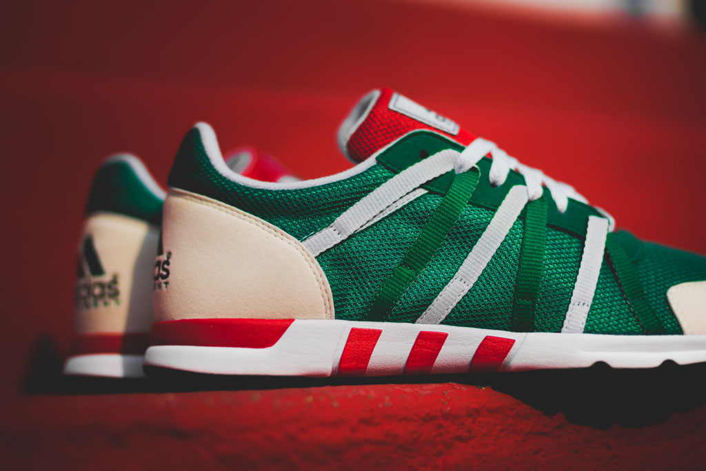 red white and green shoes