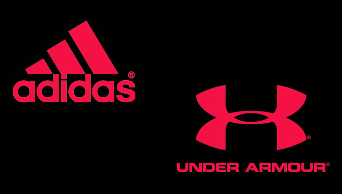 under armour pink logo