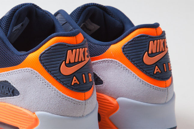 Nike Air Max 90 Hyperfuse Bears Navy Grey Bright Orange (6)