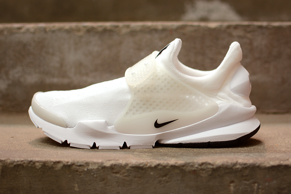 nike sock dart blanche