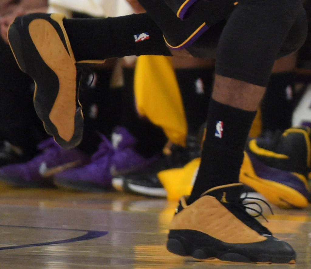 Nick Young wearing Air Jordan XIII 13 Low Chutney (2)