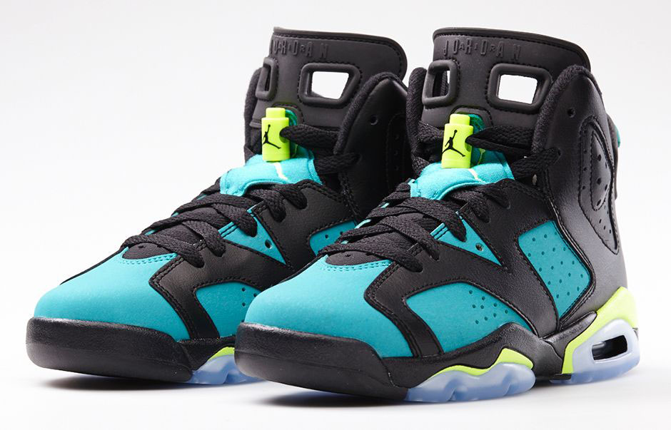 black and green jordan 6