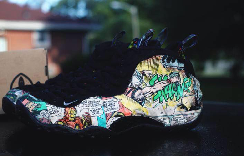 paint splatter foamposites