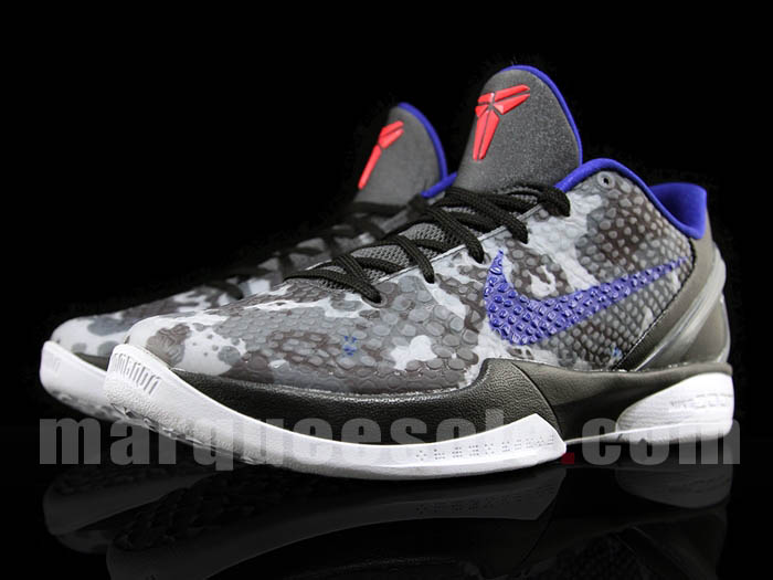 Nike Zoom Kobe VI Camo - Black/Grey/Concord