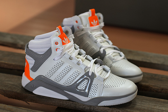 Adidas shoes clearance white grey orange