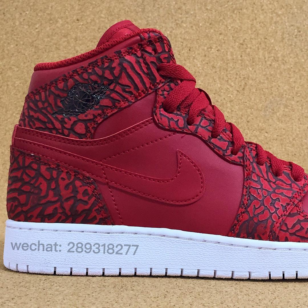 jordan 1 red elephant