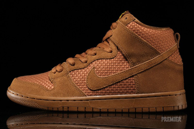 nike dunk sb high brown ale