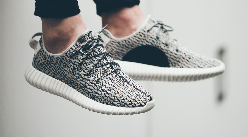 pair of yeezy 350 boost