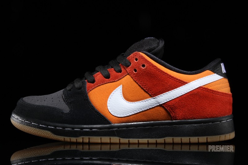 nike sb black and orange