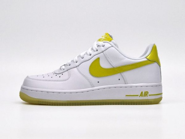 nike air force 1 patent yellow