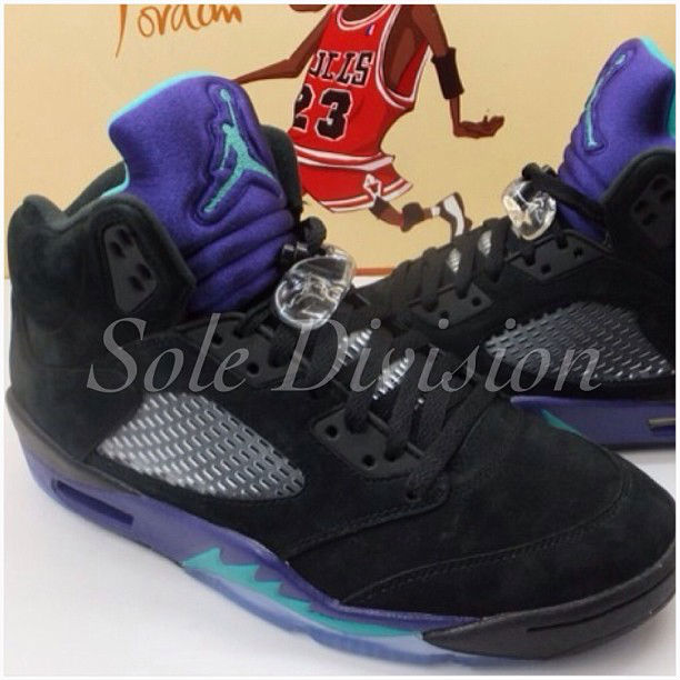 Air Jordan V 5 Black Grape (2)