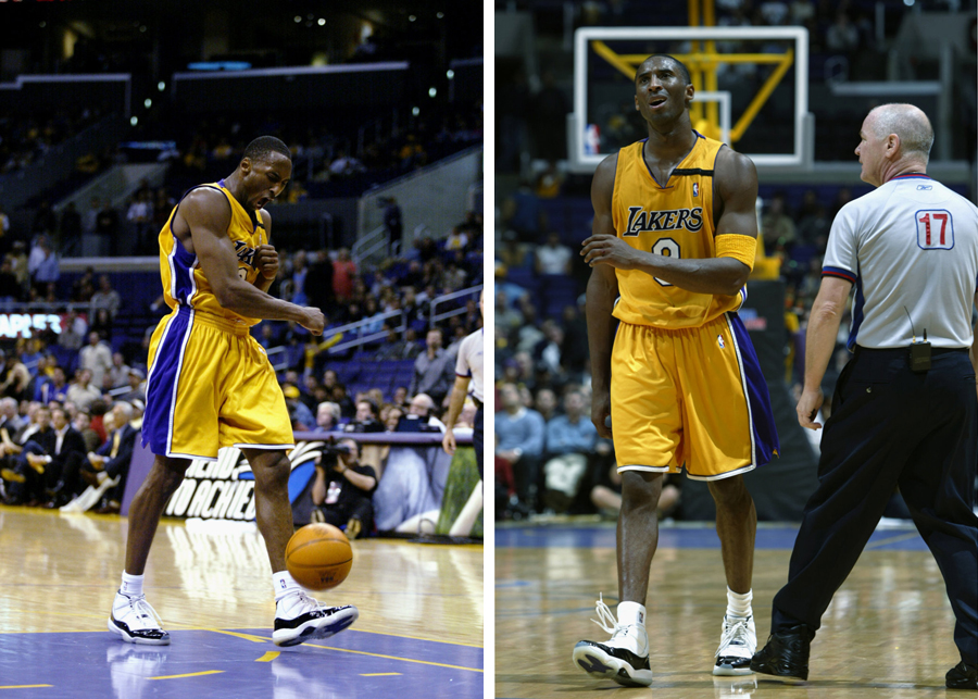 kobe wearing jordan 11