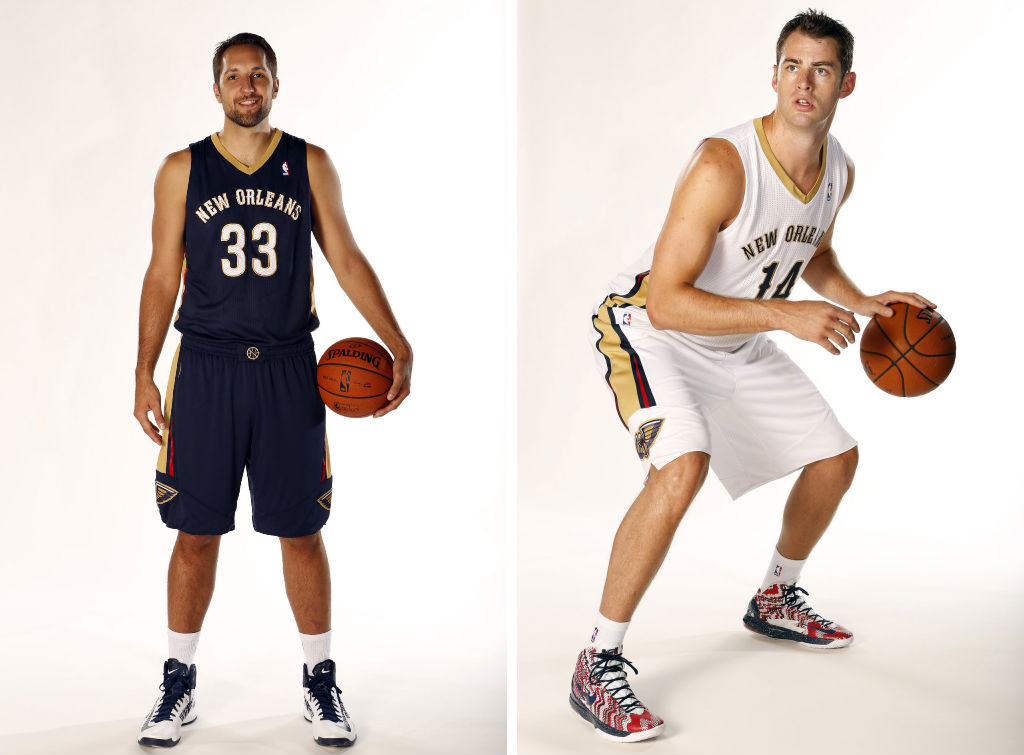 The New Orleans Pelicans unveil their new, positively plain, uniforms  (Photos)