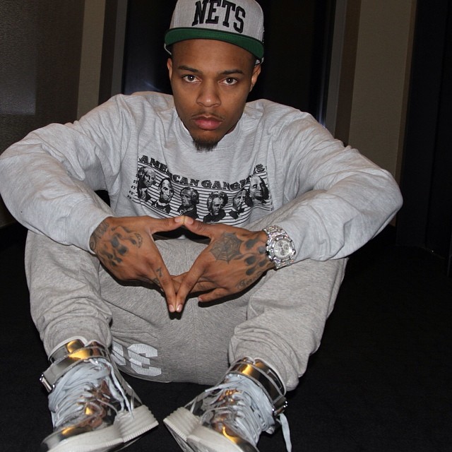 Bow Wow wearing Nike Lunar Force 1 Liquid Metal