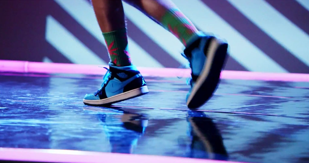 Every Air Jordan Spotted in Riff Raff's 'Tip Toe Wing in My Jawwdinz' Video: Air Jordan I 1 Mid Dark Powder