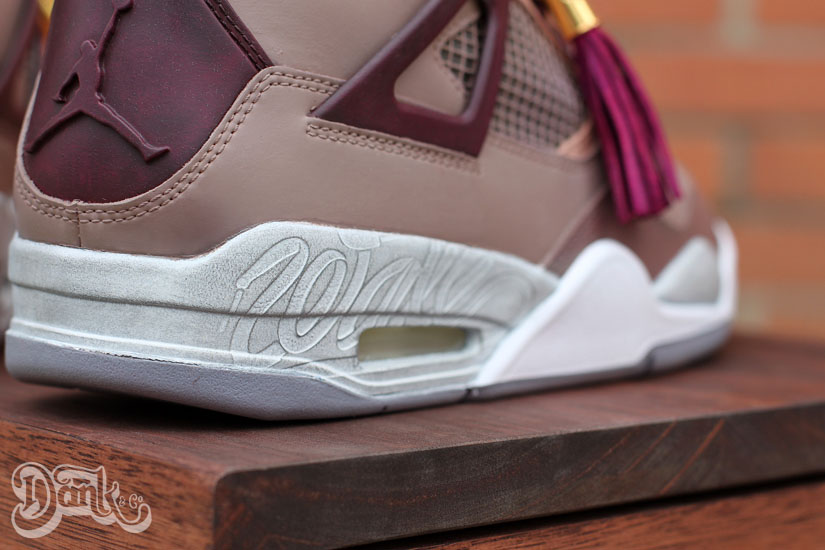 Air Jordan IV 4 Louis Vuitton Don for Wale by Dank Customs (3)