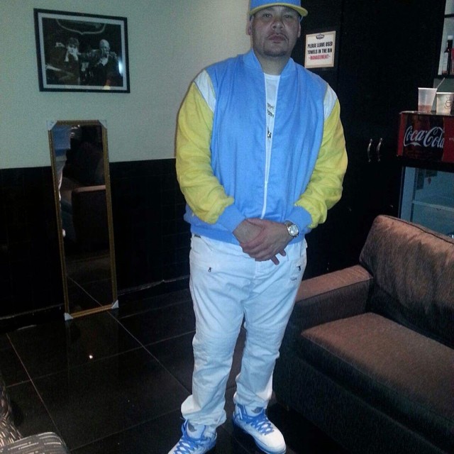 Fat Joe wearing Air Jordan II 2 Melo