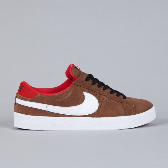 Nike sb best sale blazer low red