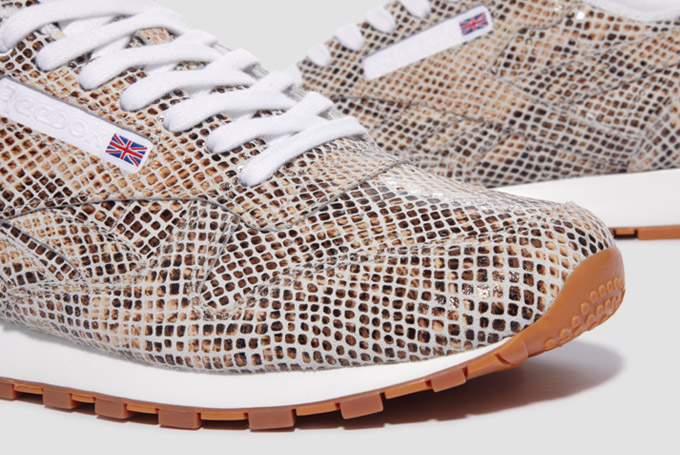 Crooked Tongues x Reebok Classic Leather Wannabes snakeskin toe