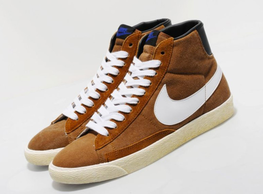 nike blazer brown leather