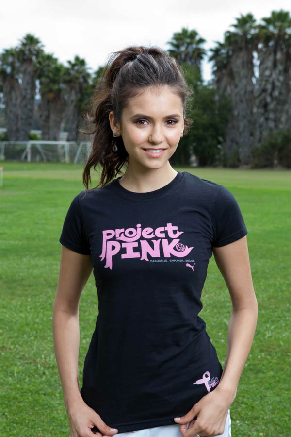 Nina Dobrev for PUMA Project Pink