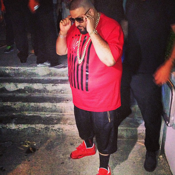 dj khaled wearing jordans