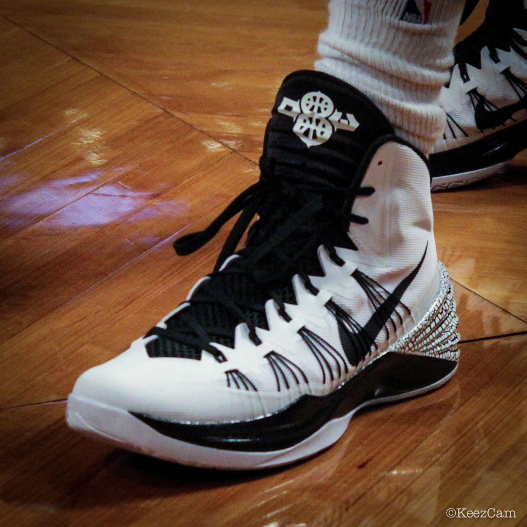 Sole Watch // Up Close At MSG for Nets vs Wizards - Deron Williams wearing Nike Hyperdunk 2013  PE