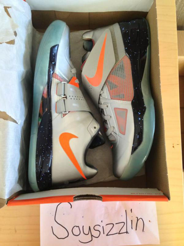 nike zoom kd iv 4 Geel