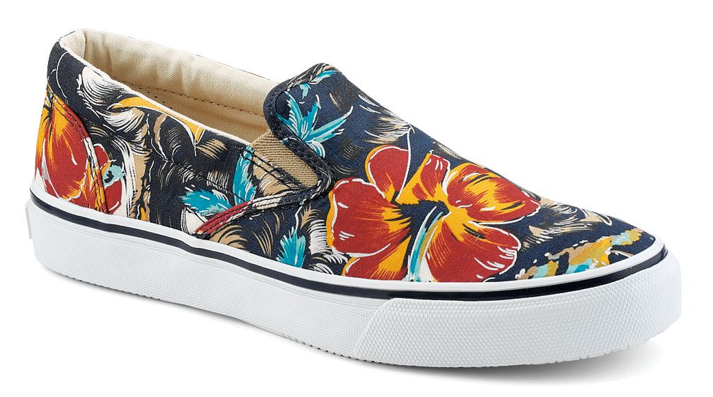 Sperry Top-Sider Hawaiian Print Striper Slip On Pack (2)