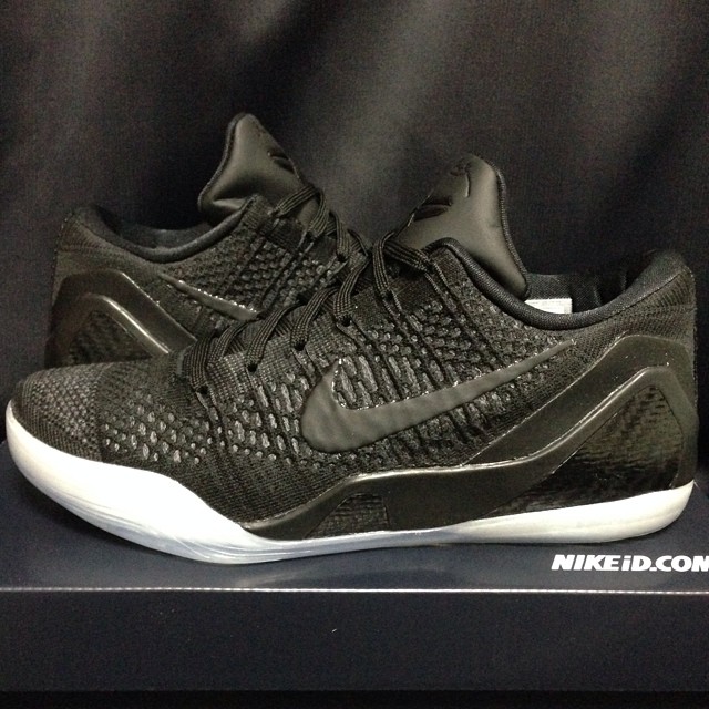 NIKEiD Kobe IX 9 Elite Low Black/Black-White