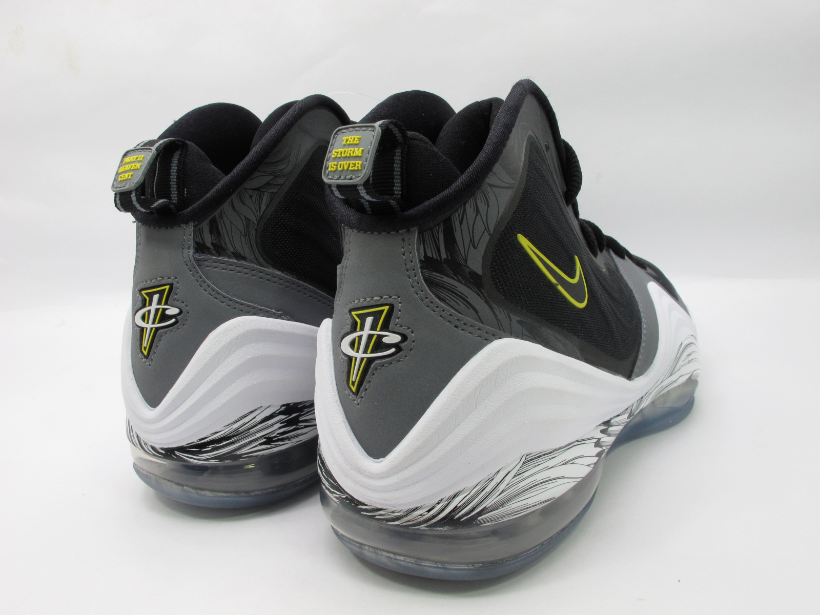 Nike Air Penny V - Black/Cool Grey-Tour Yellow | Sole Collector