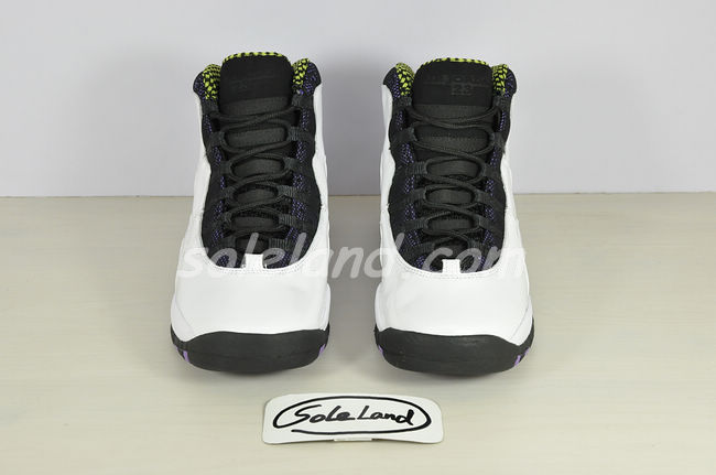 Air Jordan 10 X White Ultraviolet Cyber Black 487211-120 2