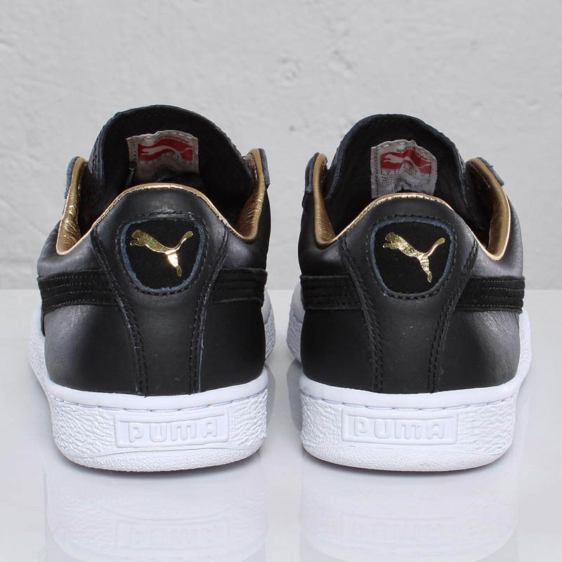 PUMA "The List" Suede Mid & Basket - Gold Classic Pack