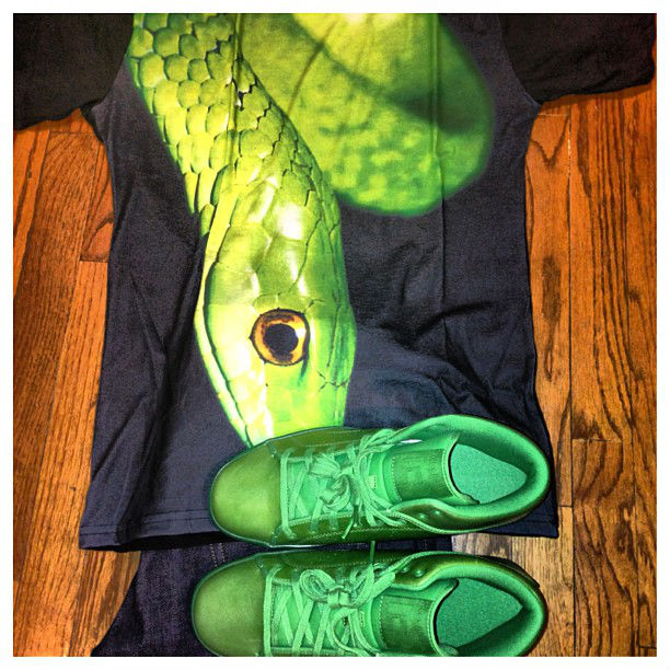 Tyga x Reebok Classics T-Raww Green (1)