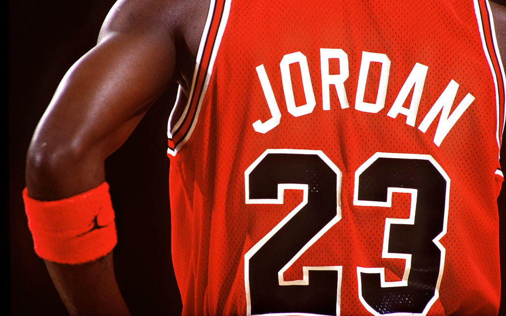 Jordan on sale 23 back