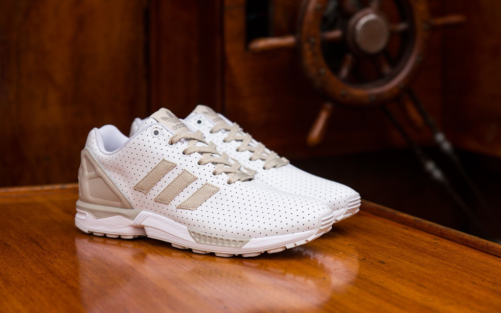 Witte adidas zx clearance flux