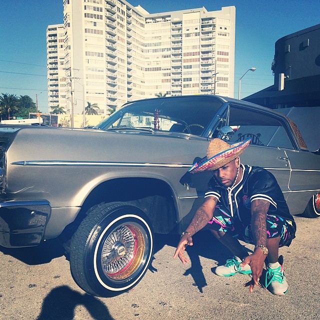 Fabolous wearing Nike LeBron IX 9 PS Elite South Beach