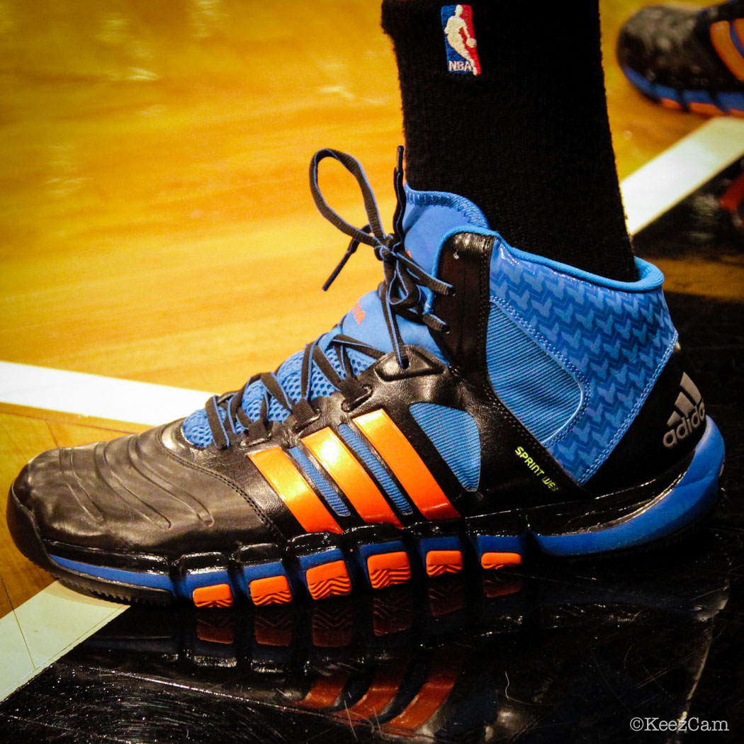 Serge Ibaka wearing adidas Crazyghost PE