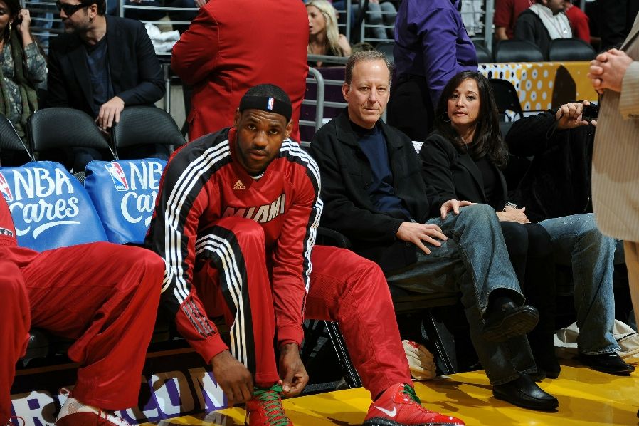 LeBron James wearing the Nike Air Max LeBron 8 V/2.