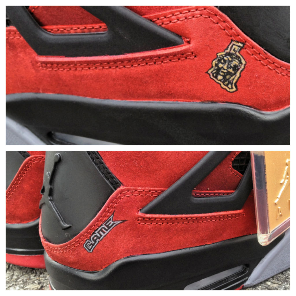 Air Jordan IV 4 Jesus Piece for The Game by Mache Custom Kicks (3)