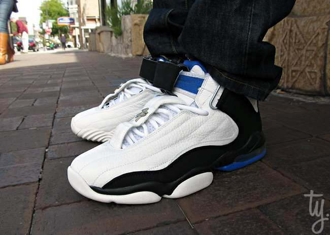 Air penny sale 4 on feet