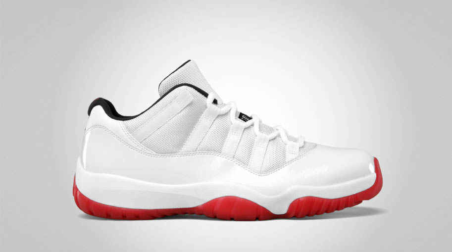 white and red 11s