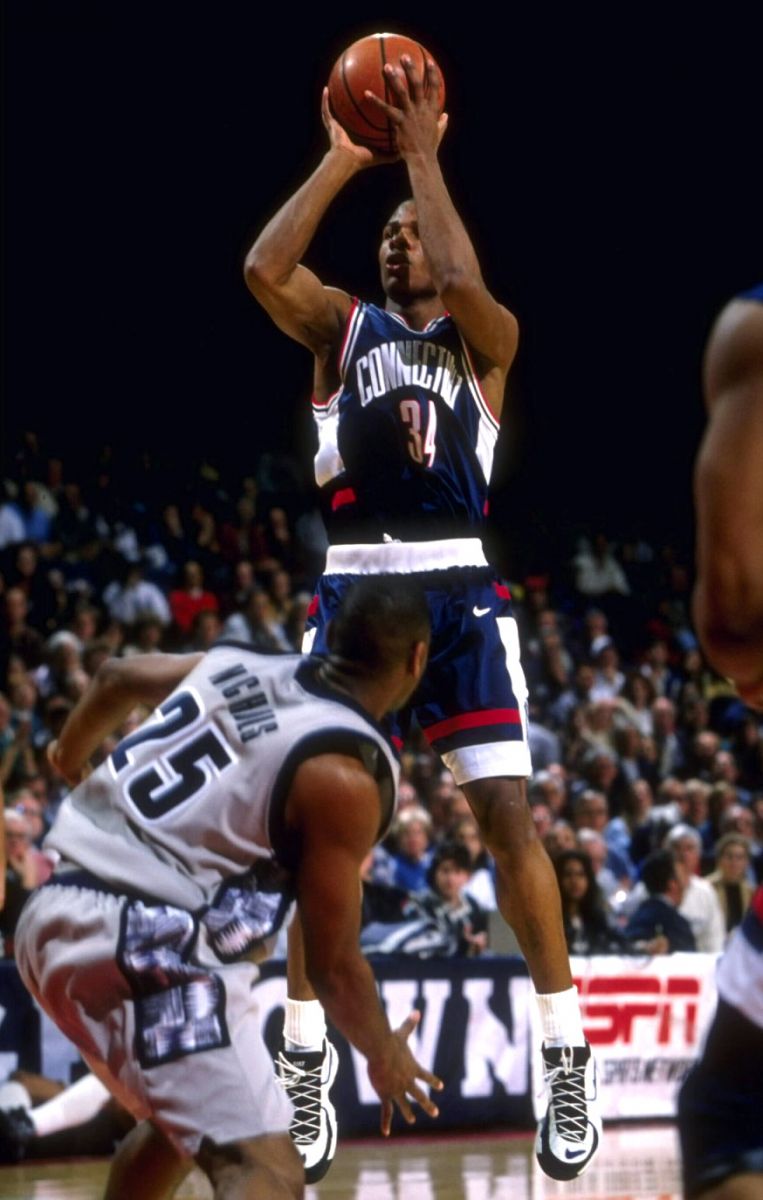 Ray Allen UCONN Huskies College Throwback Basketball Jersey