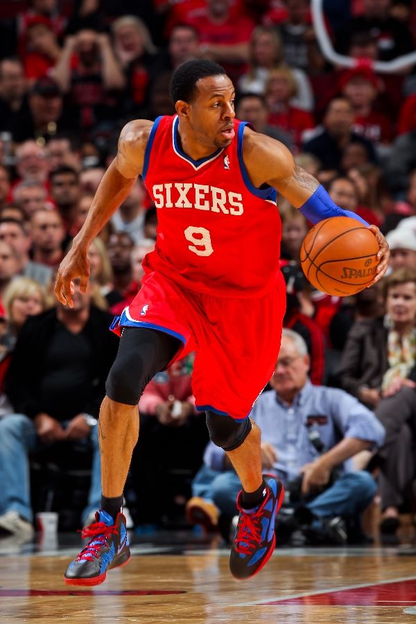 Andre Iguodala wearing Nike Zoom Hyperfuse 2011