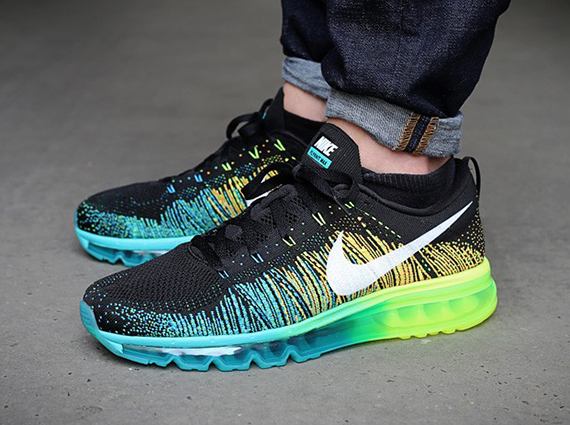 Air max sales flyknit green