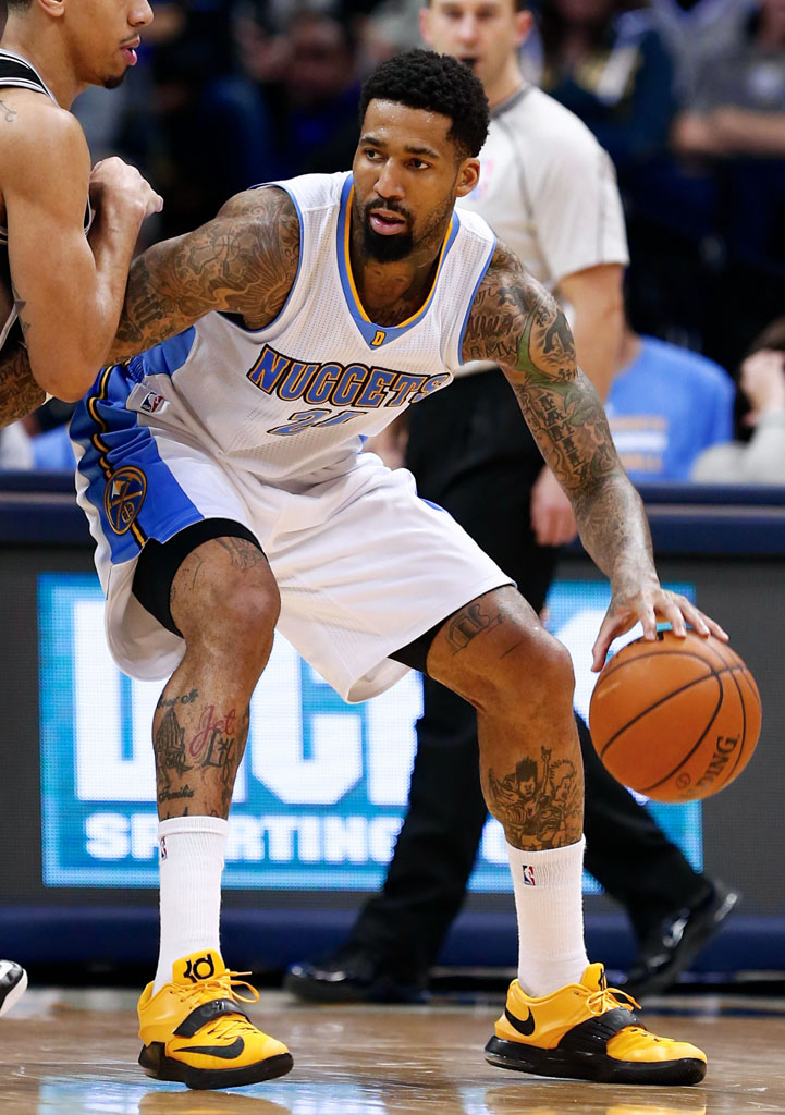 Wilson Chandler wearing NIKEiD KD 7 (1)