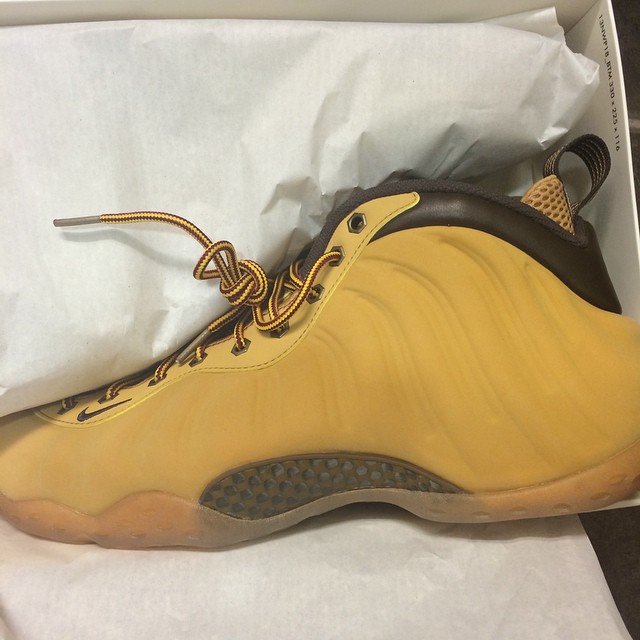 Chris Brown Picks Up Nike Air Foamposite One Wheat