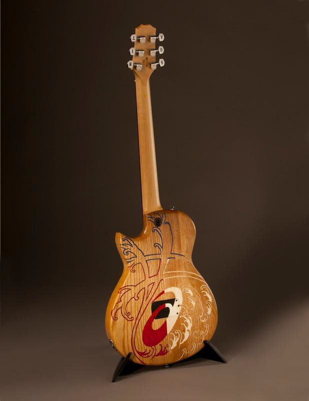 ASICS Custom Taylor Guitars for TriRock Austin 2012 (3)