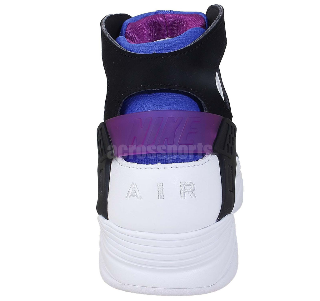 Nike Air Flight Huarache White/Black-Lyon Blue-Bold Berry 686203100 (4)